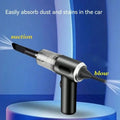 3 in 1 integrated vacuum cleaner for cars, featuring suction and blowing functions to remove dust and stains easily.